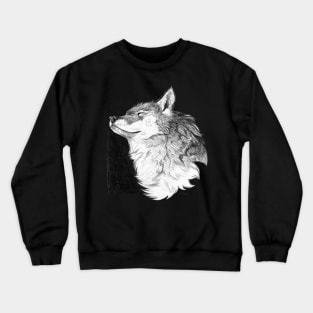 Sunny Wolf Crewneck Sweatshirt